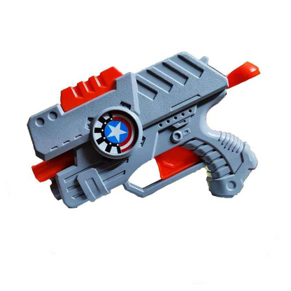 2 in 1 Gun with Dart and Shooters/Combat Blaster Gun(Multicolor)