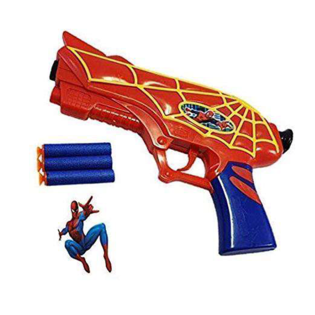 Latest Spider Man Gun for Kids Guns & Darts (Multicolor)