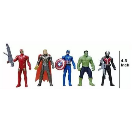 Action Superhero Hero Collection Toys - Set of 5