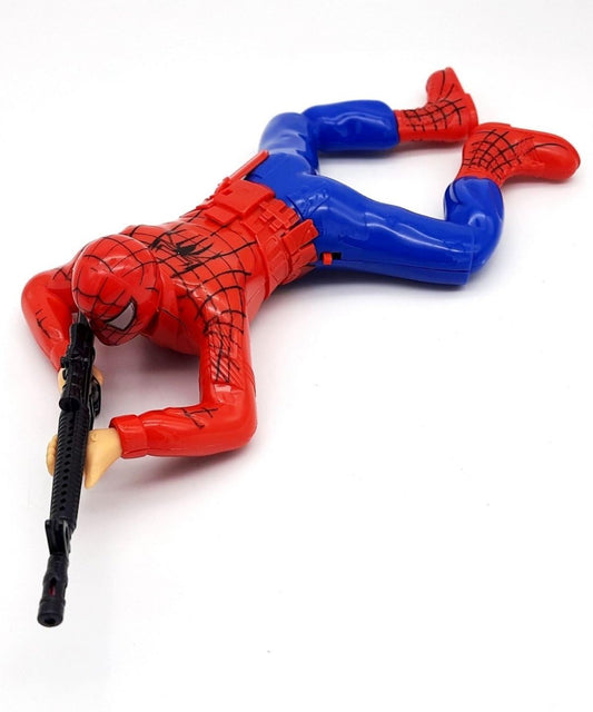 Crawling Spiderman Toy with Light and Music (Red)
