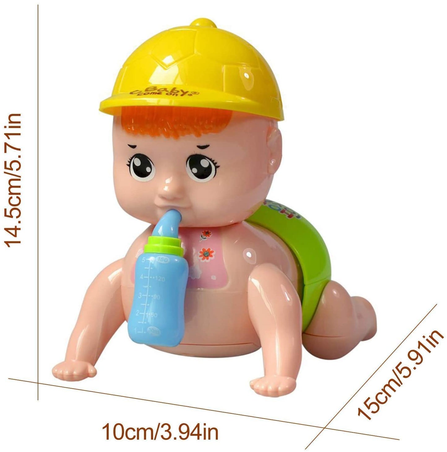 Crawling Baby Musical Toy for Infants 6-12 Months Battery Operated