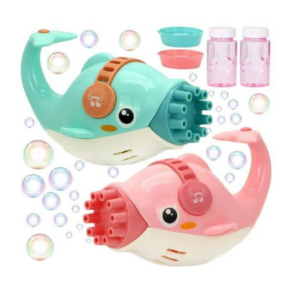 Dolphin Bubbles Gatling Machine 10-Hole (Multicolor)