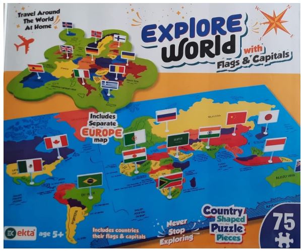 Explore World With Flags & Capitals - Kids