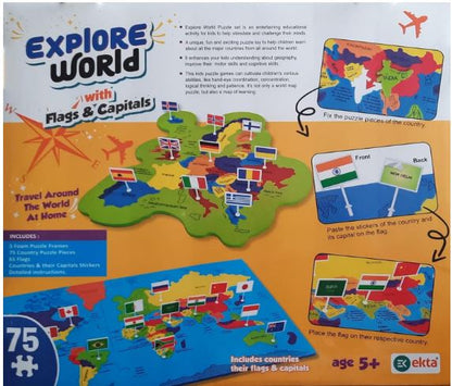 Explore World With Flags & Capitals - Kids