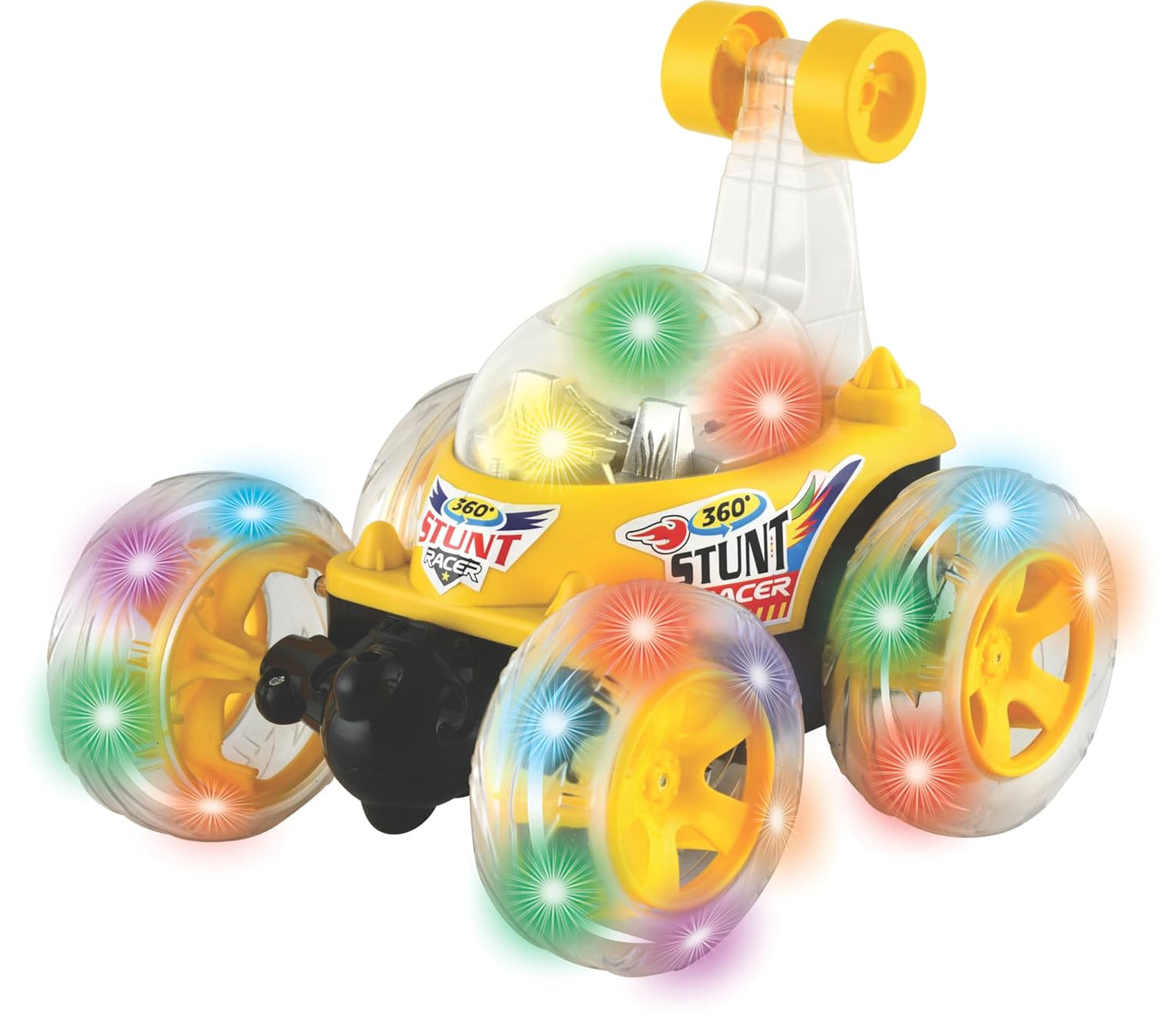 KIDZKOLLECTION Stunt Roll Car Remote Control  with Colorful lighting