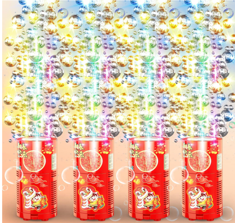 Bubble Maker Machine with Light & Music for Indoor & Outdoor | Birthday Party Celebration