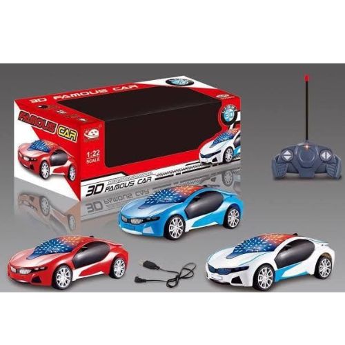 3D Lights Famous Remote Control Racing Car for Kids