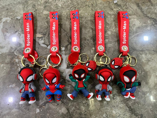 3D Rubber Silicon Cartoon Keyrings