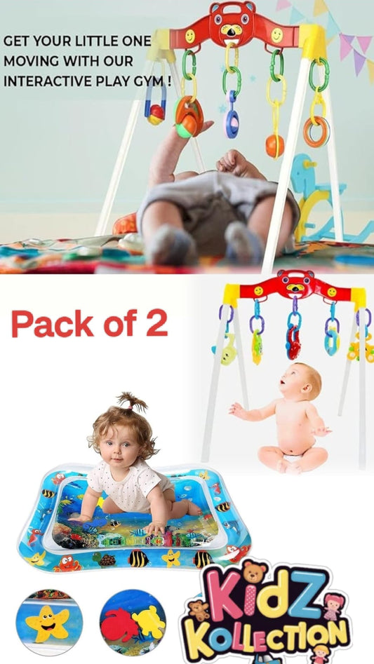 Gift Hamper for Babies - Playmat gym and Baby Water Mat