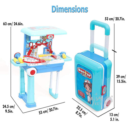 Doctor Set with Pull & Push Trolley for Kids