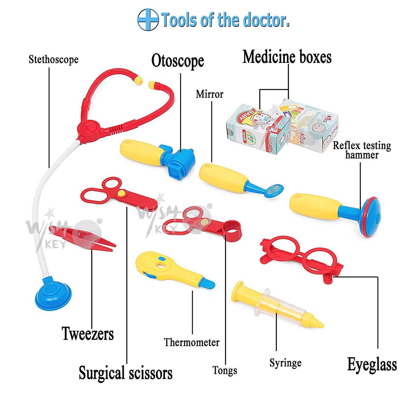 Doctor Set with Pull & Push Trolley for Kids